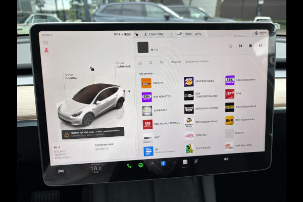 Tesla Y Long Range RWD 75 kWh SOH 97% |26.000KM! | AFNEEMBARE TREKHAAK| RESTERENDE ALGEMENE FABRIEKSGARANTIE TESLA T/M 02-2029 OF 80.000KM| ACCU + AANDRIJFLIJN T/M 02-2033/ 192.000KM| RIJKLAAR GELEVERD