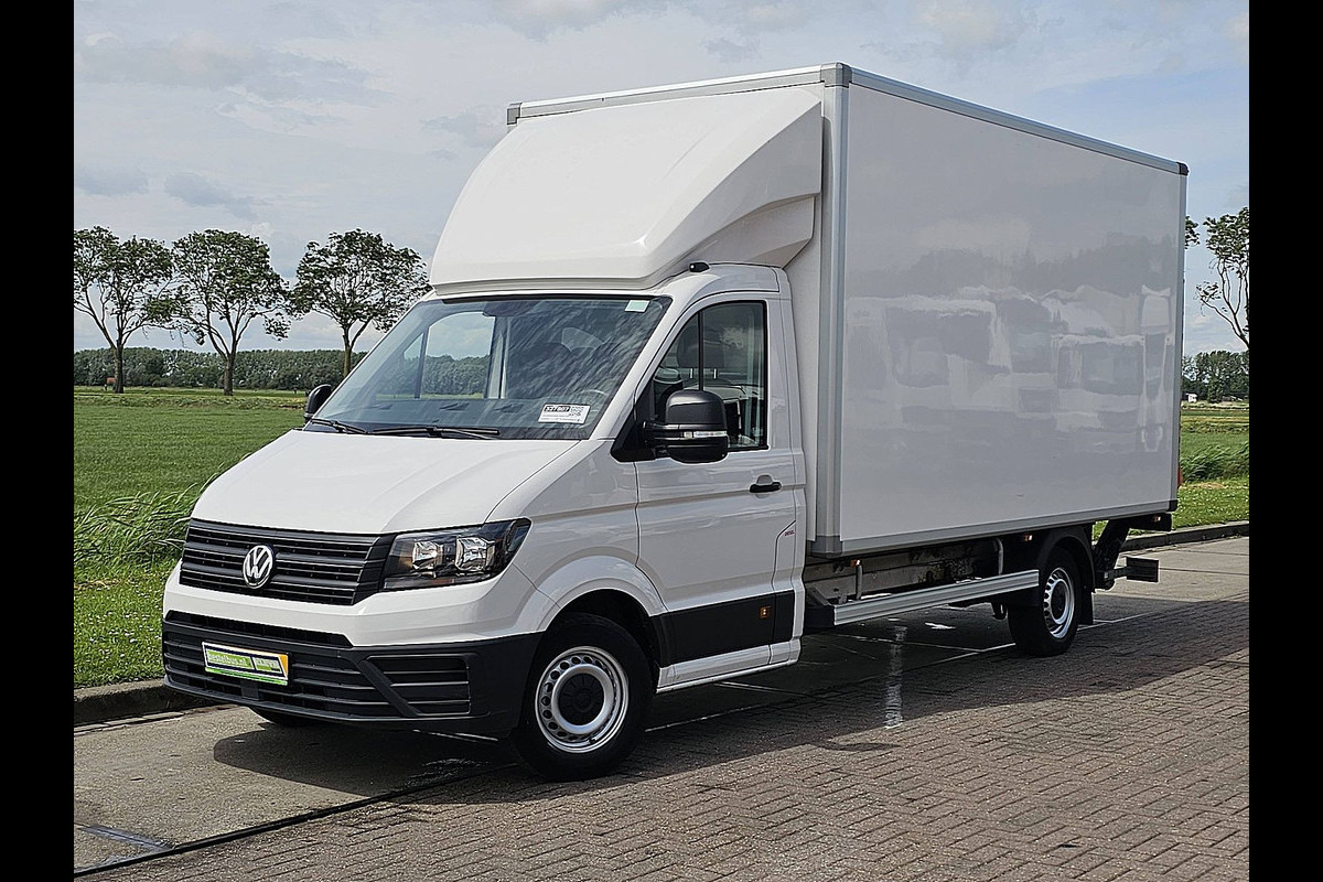 Volkswagen Crafter 35 2.0 TDI L4 Bakwagen Laadklep Lat-om-Lat Betimmerd Spoiler Zijdeur Euro6 140Pk Bpm-Vrij