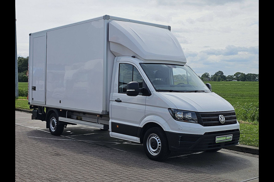 Volkswagen Crafter 35 2.0 TDI L4 Bakwagen Laadklep Lat-om-Lat Betimmerd Spoiler Zijdeur Euro6 140Pk Bpm-Vrij