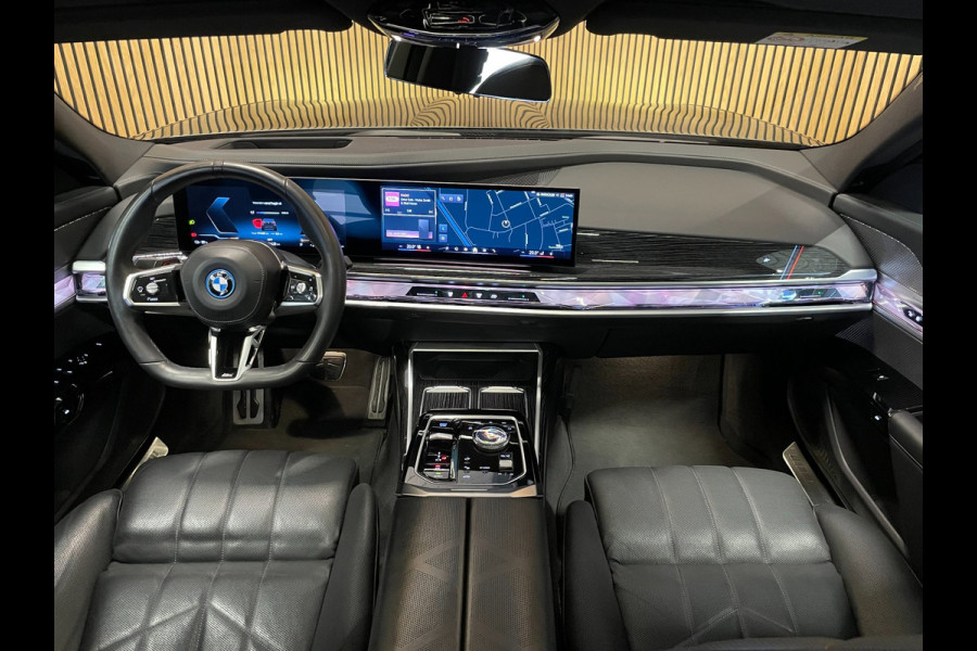 BMW i7 XDrive60 106 kWh|M-SPORT|96% SOH|BLACK EDITION|FULL OPTION|PANORAMA|STOEL+STUURVERW|360+3D+V+A CAMERA|NAP|NL-AUTO|INCL.BTW|