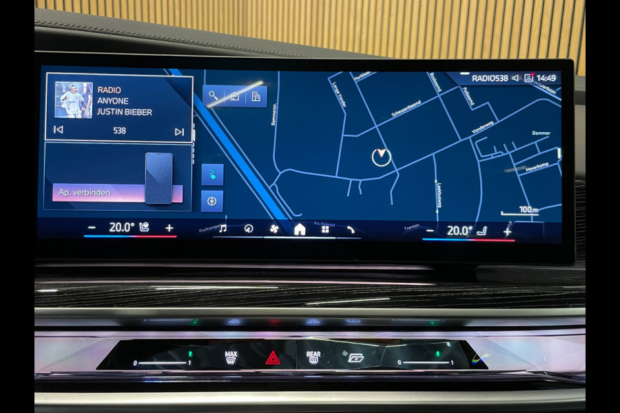 BMW i7 XDrive60 106 kWh|M-SPORT|96% SOH|BLACK EDITION|FULL OPTION|PANORAMA|STOEL+STUURVERW|360+3D+V+A CAMERA|NAP|NL-AUTO|INCL.BTW|