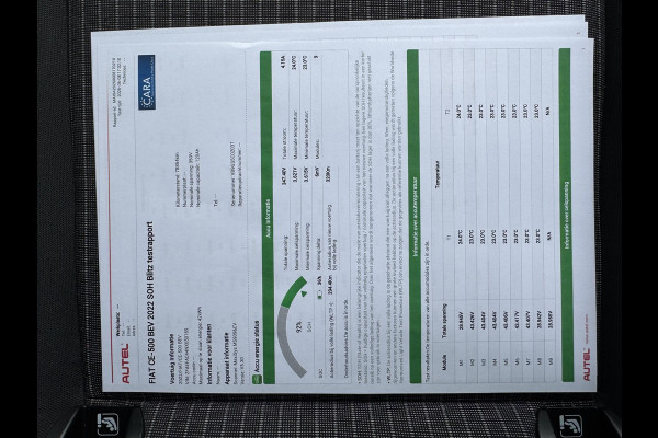 Fiat 500 RED 42 kWh SOH 92% | NAVIGATIE | AIRCO CLIMATE CONTROL | CRUISE CONTROL | DEALER ONDERHOUDEN
