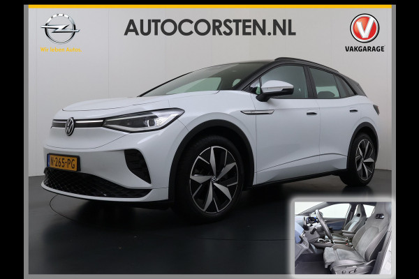 Volkswagen ID.4 GTX 4Motion 82kWh 300PK Trekhaak Ergo-Active Stoelen Elek.Verstelbaar+Memory Stoel+Stuurverwarming Adap.Cruise Navi Ecc Matrix led Apple Carplay Android Auto SOH 88% Top Sport Interieur Pakket Plus Lmv 20" 4WD AWD Keyless Advanced 1e Eigenaar Origineel Nederlandse Auto