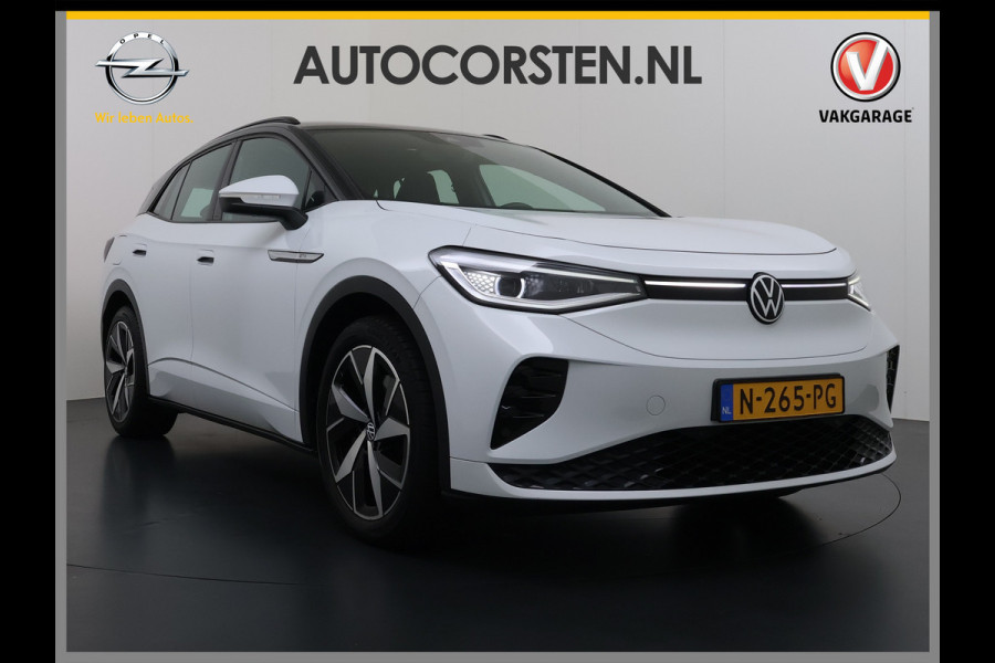 Volkswagen ID.4 GTX 4Motion 82kWh 300PK Trekhaak Ergo-Active Stoelen Elek.Verstelbaar+Memory Stoel+Stuurverwarming Adap.Cruise Navi Ecc Matrix led Apple Carplay Android Auto SOH 88% Top Sport Interieur Pakket Plus Lmv 20" 4WD AWD Keyless Advanced 1e Eigenaar Origineel Nederlandse Auto