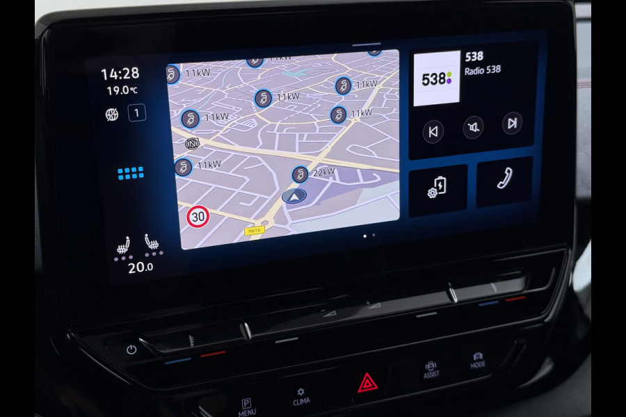 Volkswagen ID.4 GTX 4Motion 82kWh 300PK Trekhaak Ergo-Active Stoelen Elek.Verstelbaar+Memory Stoel+Stuurverwarming Adap.Cruise Navi Ecc Matrix led Apple Carplay Android Auto SOH 88% Top Sport Interieur Pakket Plus Lmv 20" 4WD AWD Keyless Advanced 1e Eigenaar Origineel Nederlandse Auto