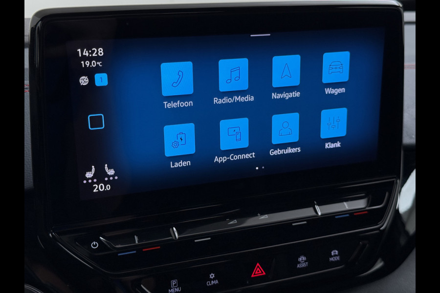 Volkswagen ID.4 GTX 4Motion 82kWh 300PK Trekhaak Ergo-Active Stoelen Elek.Verstelbaar+Memory Stoel+Stuurverwarming Adap.Cruise Navi Ecc Matrix led Apple Carplay Android Auto SOH 88% Top Sport Interieur Pakket Plus Lmv 20" 4WD AWD Keyless Advanced 1e Eigenaar Origineel Nederlandse Auto