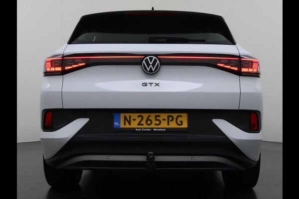 Volkswagen ID.4 GTX 4Motion 82kWh 300PK Trekhaak Ergo-Active Stoelen Elek.Verstelbaar+Memory Stoel+Stuurverwarming Adap.Cruise Navi Ecc Matrix led Apple Carplay Android Auto SOH 88% Top Sport Interieur Pakket Plus Lmv 20" 4WD AWD Keyless Advanced 1e Eigenaar Origineel Nederlandse Auto