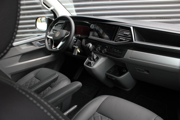 Volkswagen Transporter 2.0 TDI L2H1 150PK BULLI DC DUBBEL CABINE / LEIGHTONVANS BODYKIT / FULL OPTINS / LEDER / FULL BLACK / APPLE