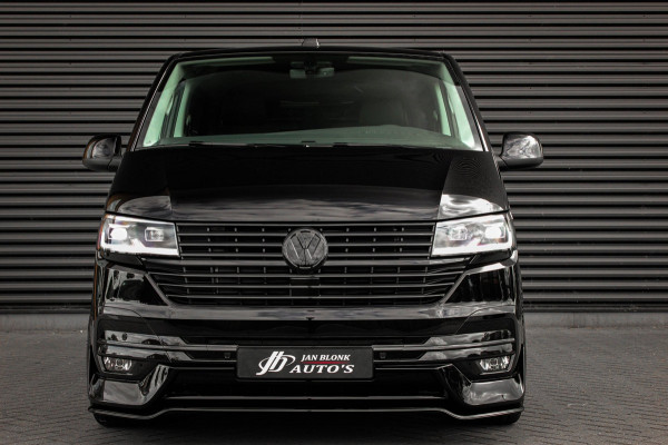 Volkswagen Transporter 2.0 TDI L2H1 150PK BULLI DC DUBBEL CABINE / LEIGHTONVANS BODYKIT / FULL OPTINS / LEDER / FULL BLACK / APPLE