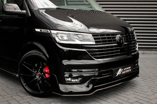 Volkswagen Transporter 2.0 TDI L2H1 150PK BULLI DC DUBBEL CABINE / LEIGHTONVANS BODYKIT / FULL OPTINS / LEDER / FULL BLACK / APPLE