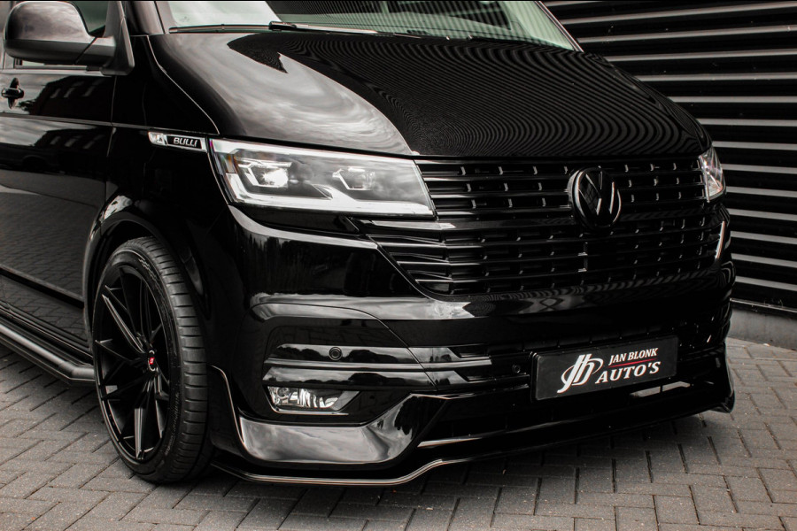 Volkswagen Transporter 2.0 TDI L2H1 150PK BULLI DC DUBBEL CABINE / LEIGHTONVANS BODYKIT / FULL OPTINS / LEDER / FULL BLACK / APPLE