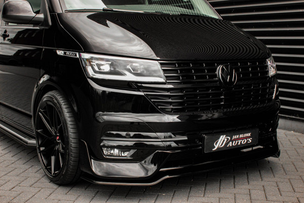 Volkswagen Transporter 2.0 TDI L2H1 150PK BULLI DC DUBBEL CABINE / LEIGHTONVANS BODYKIT / FULL OPTINS / LEDER / FULL BLACK / APPLE