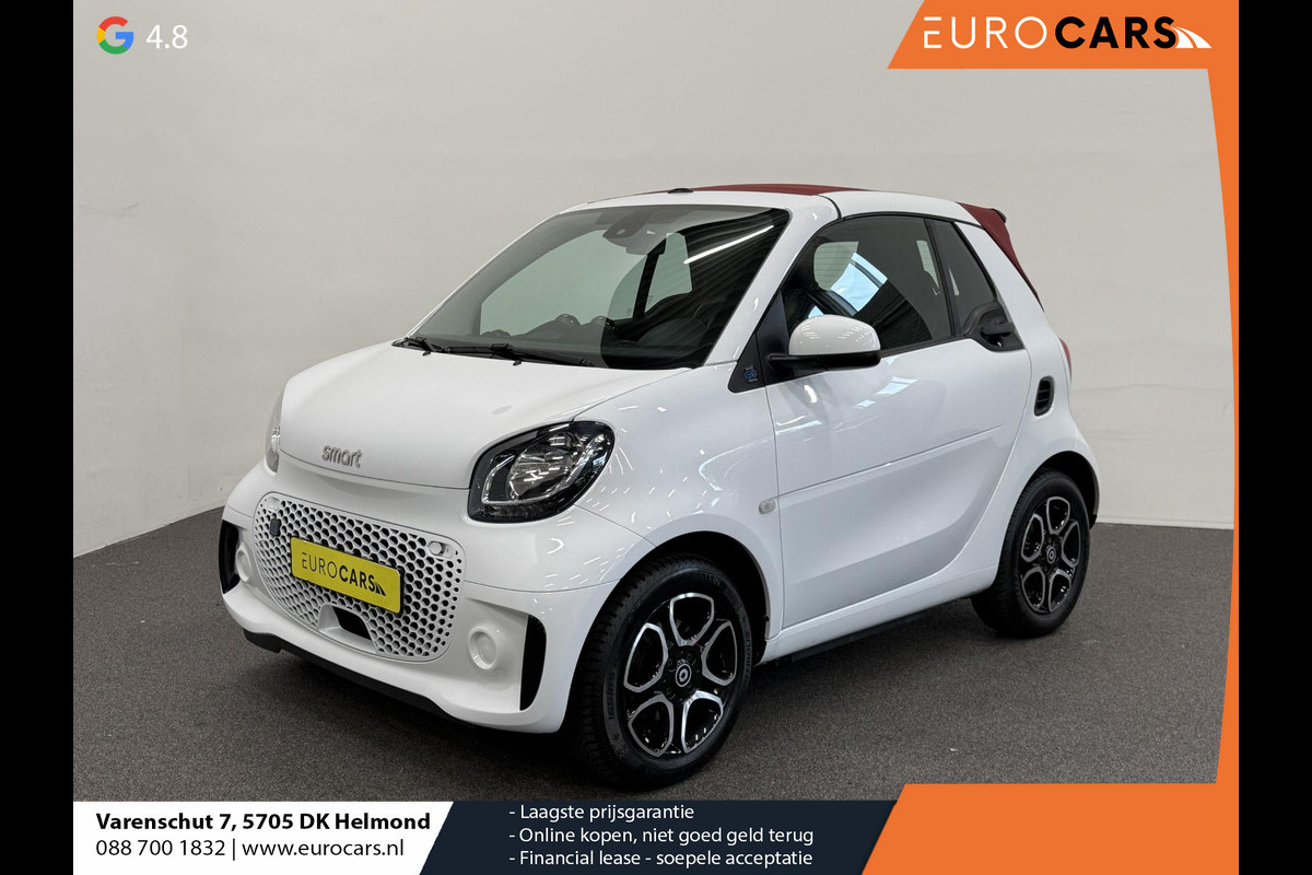 Smart Fortwo Cabrio EQ Comfort 18 kWh Automaat Navigatie Apple Carplay Android Auto Parkeersensoren Achter Climate Control Elektrisch Cabriodak DAB+