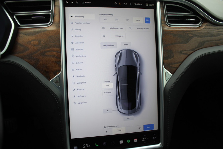 Tesla Model S 100D / SoH 88,6% / Autopilot 2.5 / Luchtvering / Panoramadak / Performance package / Leder / Navigatie / 20'' / Audio Premium