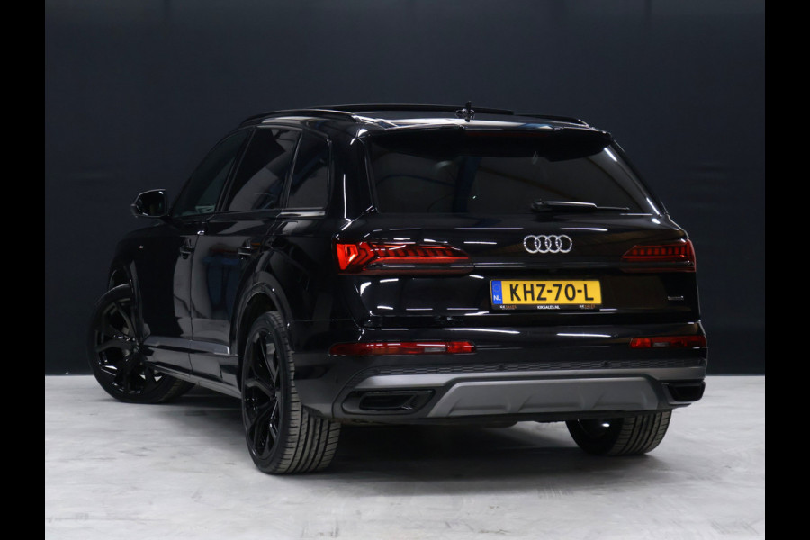 Audi Q7 55 TFSI e quattro S Line [SCHUIFKANTELDAK, BANG & OLUFSEN, LUCHTVERING, APPLE CARPLAY, ANDROID, MEMORY SEATS, HEAD-UP, PARKEER ASSISTENT, 360 CAMERA, STOELVERWARMING, ADAPTIVE CRUISE, VOL LEDER, NIEUWSTAAT]