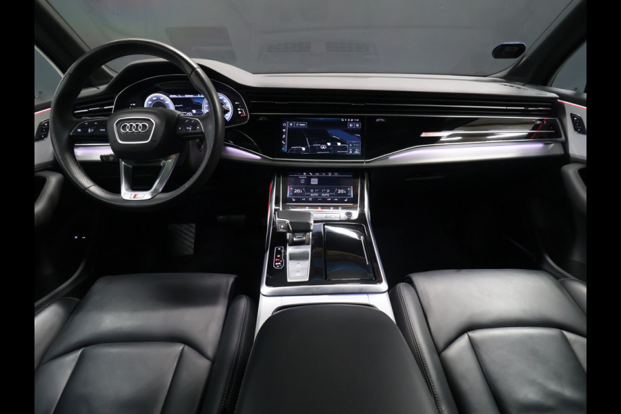 Audi Q7 55 TFSI e quattro S Line [SCHUIFKANTELDAK, BANG & OLUFSEN, LUCHTVERING, APPLE CARPLAY, ANDROID, MEMORY SEATS, HEAD-UP, PARKEER ASSISTENT, 360 CAMERA, STOELVERWARMING, ADAPTIVE CRUISE, VOL LEDER, NIEUWSTAAT]