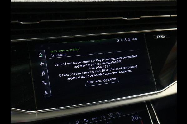 Audi Q7 55 TFSI e quattro S Line [SCHUIFKANTELDAK, BANG & OLUFSEN, LUCHTVERING, APPLE CARPLAY, ANDROID, MEMORY SEATS, HEAD-UP, PARKEER ASSISTENT, 360 CAMERA, STOELVERWARMING, ADAPTIVE CRUISE, VOL LEDER, NIEUWSTAAT]