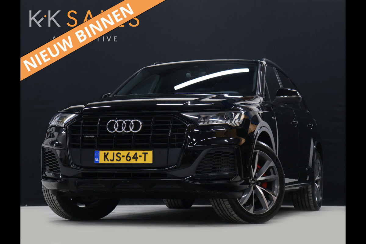 Audi Q7 60 TFSI e quattro Competition S Line [LUCHTVERING, TREKHAAK UITKLAPBAAR, SFEERVERLICHTING, ELEKTRISCH VERSTELBARE STOELEN, APPLE CARPLAY, ANDROID, STOELVERWARMING, CAMERA, PDC V+A, VOL LEDER, CRUISE, CLIMATE, NIEUWSTAAT]