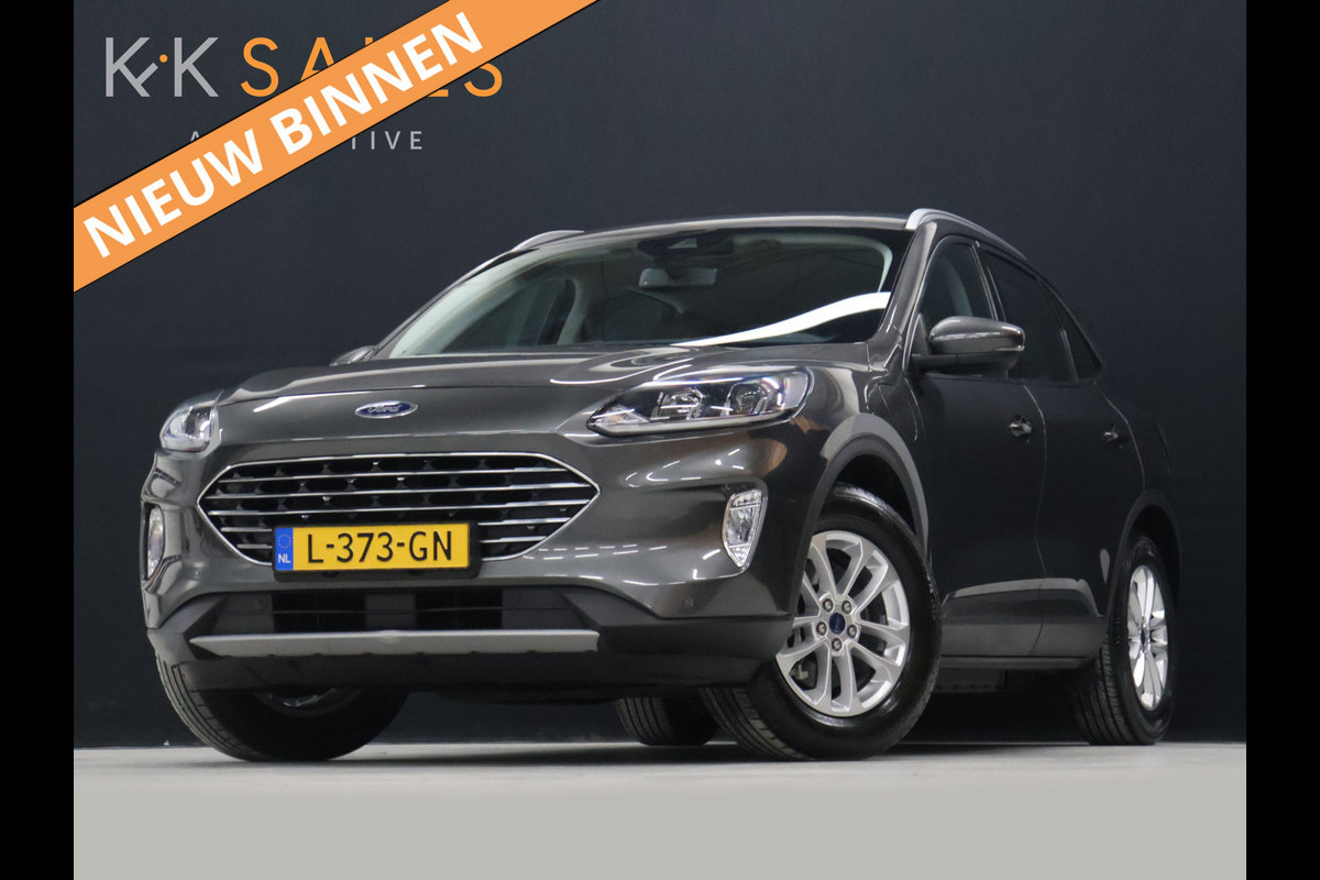 Ford Kuga 2.5 PHEV Titanium [SFEERVERLICHTING, APPLE CARPLAY, ANDROID, CAMERA, VOL LEDER, PDC V+A, DIGITAL DASH, LANE ASSIST, KEYLESS ENTRY, CRUISE CONTROL, CLIMATE CONTROL, NIEUWSTAAT]