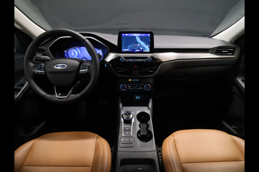 Ford Kuga 2.5 PHEV Titanium [SFEERVERLICHTING, APPLE CARPLAY, ANDROID, CAMERA, VOL LEDER, PDC V+A, DIGITAL DASH, LANE ASSIST, KEYLESS ENTRY, CRUISE CONTROL, CLIMATE CONTROL, NIEUWSTAAT]