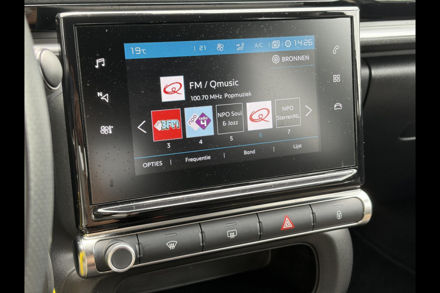 Citroën C3 1.2 PureTech S&S Feel Edition Navi,Clima,Cruise,N.A.P,D-riem vv in 2023,Pdc,Lm velgen,Apk tot 04-2027