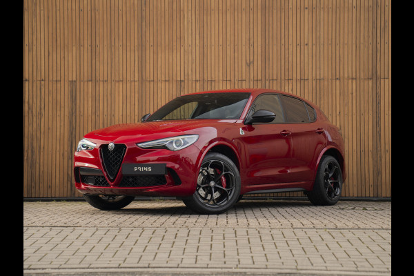Alfa Romeo Stelvio 2.9 V6 AWD Quadrifoglio | Harman/Kardon | Rosso Competizione | Adapt. cruise | CarPlay | Carbon stuur