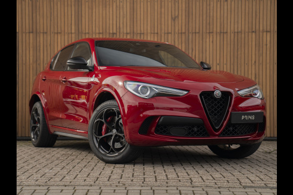 Alfa Romeo Stelvio 2.9 V6 AWD Quadrifoglio | Harman/Kardon | Rosso Competizione | Adapt. cruise | CarPlay | Carbon stuur