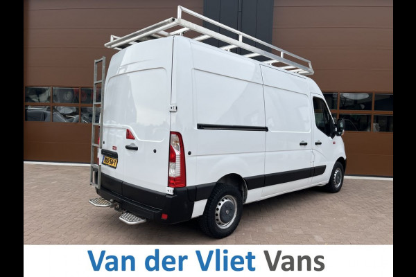 Renault Master T35 2.3 dCi L2H2 3p BPM Vrij! Lease €270 p/m, Imperiaal+Trap, Bedrijfswageninrichting, Navi, PDC, Airco, Trekhaak, Cruise controle, Onderhoudshistorie aanwezig