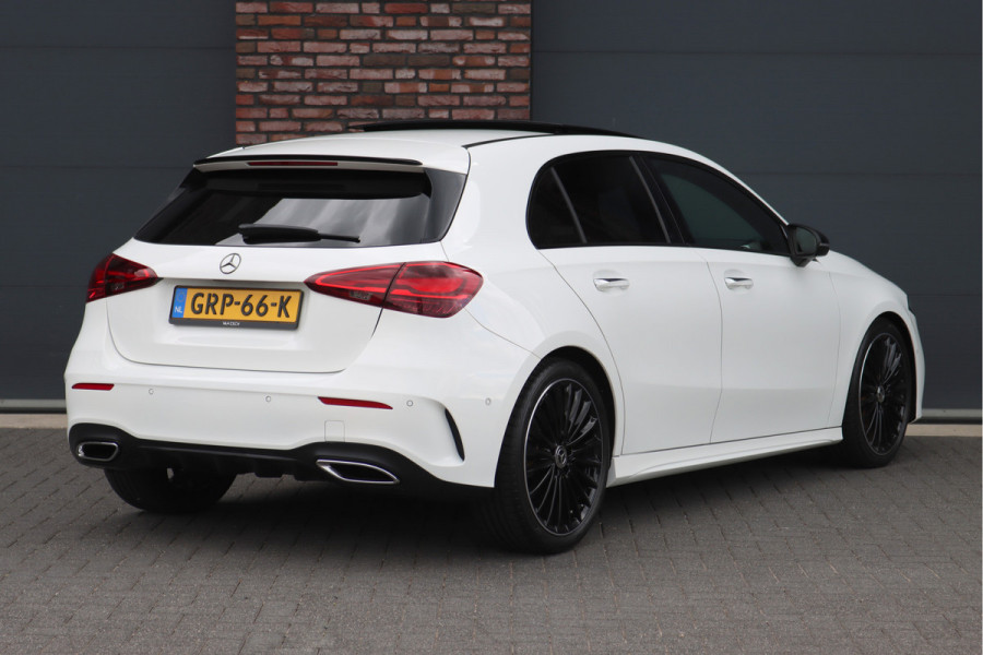 Mercedes-Benz A-Klasse 250 4MATIC AMG Line | 224pk | Panoramadak | Memory | Burmester | Camera | Standkachel | Keyless Go | Apple Carplay | Nightpakket | Verwarmd Stuurwiel |