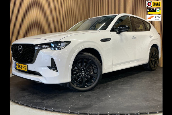 Mazda CX-60 2.5 e-SkyActiv PHEV Homura|BLACK&WHITE|HEAD-UP|LEDER|STOEL+STUURVERW|CARPLAY|CAMERA|CLIMA+CRUISE|NAP|NL|1 EIG.|IN.BTW|