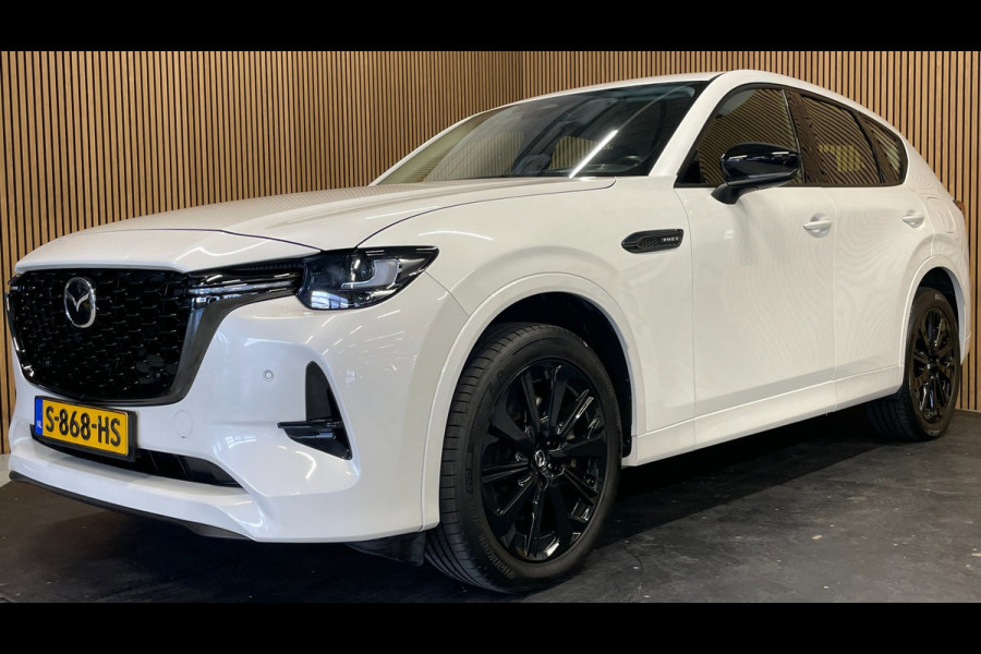 Mazda CX-60 2.5 e-SkyActiv PHEV Homura|BLACK&WHITE|HEAD-UP|LEDER|STOEL+STUURVERW|CARPLAY|CAMERA|CLIMA+CRUISE|NAP|NL|1 EIG.|IN.BTW|