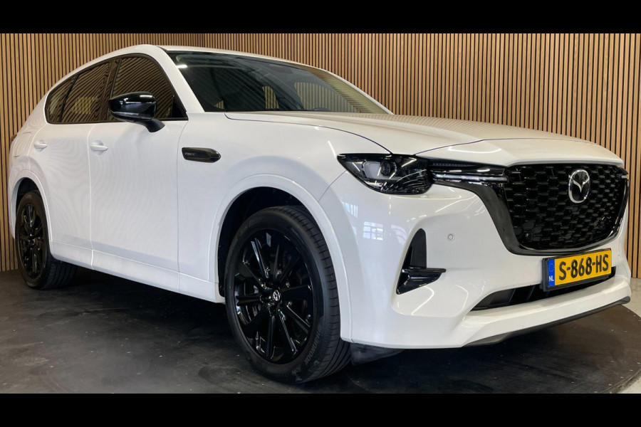 Mazda CX-60 2.5 e-SkyActiv PHEV Homura|BLACK&WHITE|HEAD-UP|LEDER|STOEL+STUURVERW|CARPLAY|CAMERA|CLIMA+CRUISE|NAP|NL|1 EIG.|IN.BTW|
