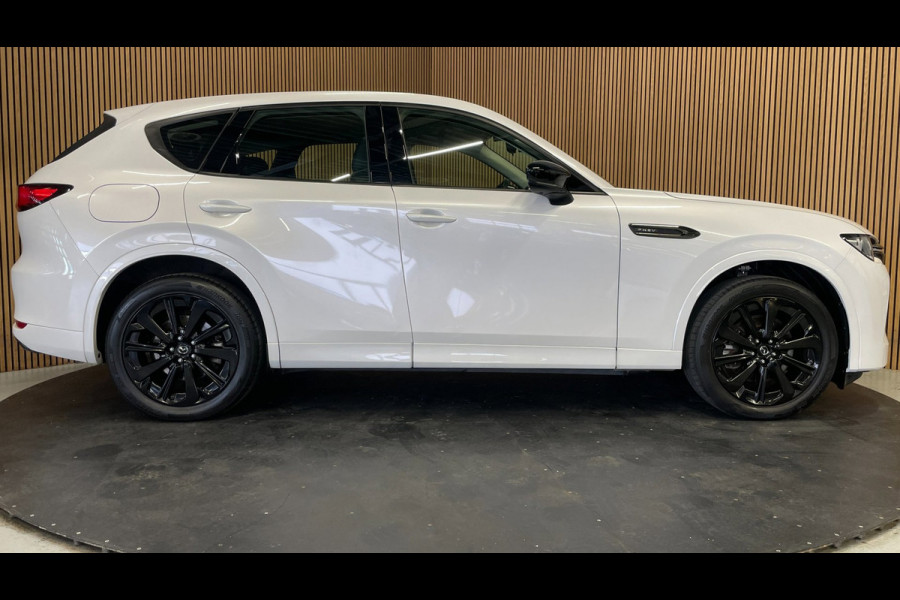 Mazda CX-60 2.5 e-SkyActiv PHEV Homura|BLACK&WHITE|HEAD-UP|LEDER|STOEL+STUURVERW|CARPLAY|CAMERA|CLIMA+CRUISE|NAP|NL|1 EIG.|IN.BTW|