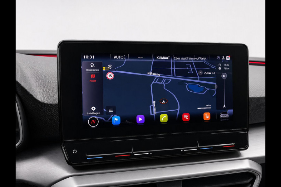 Seat Leon 1.0 eTSI FR Business Intense Matrix LED Adaptive Cruise Park Assist Virtual Cockpit 10" navigatie 18" Velgen Side Assist/uitparkeerhulp