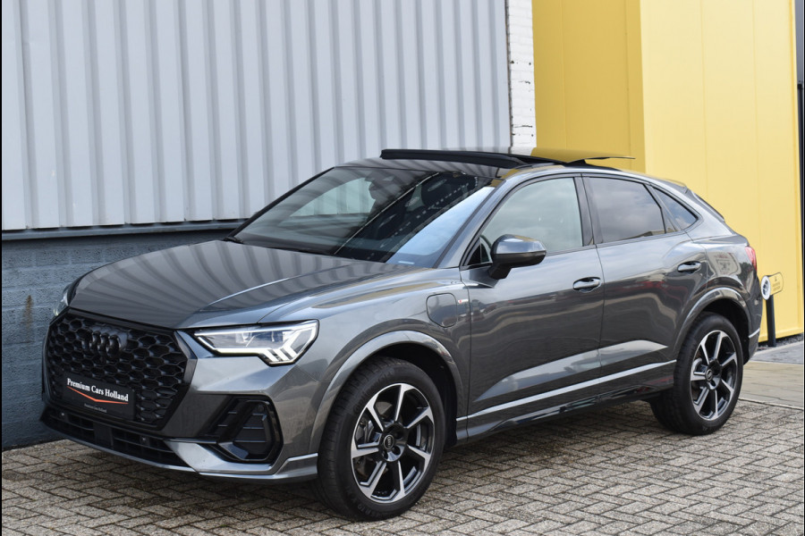 Audi Q3 Sportback 45 TFSI e S-Line 245 Pk Pano Navi Sfeer Leder ACC Keyless Camera