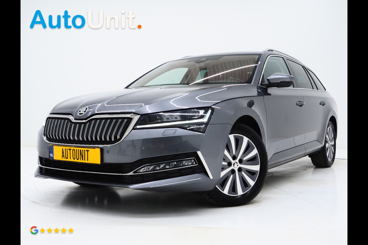 Škoda Superb Combi 1.4 TSI iV Style | Leder/Alcantara | Camera | Keyless | Memory | Virtual | Adaptive Cruise  | Sfeerlicht