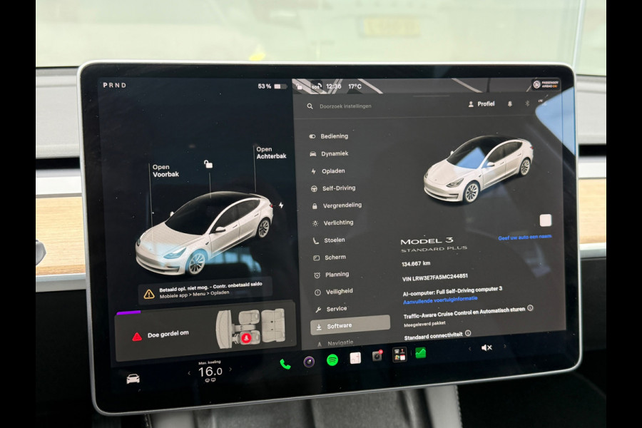 Tesla Model 3 Standard RWD Plus 60 kWh LFP FACELIFT 93% SOH TREKHAAK AUTOPILOT