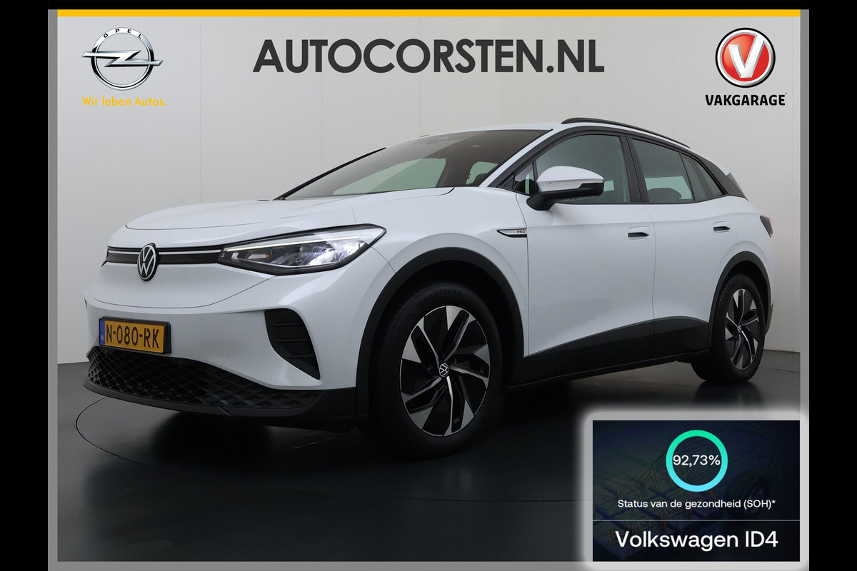 Volkswagen ID.4 Pro 82kWh SOH 92% Warmtepomp Adap.Cruise Navi Ecc Apple Carplay Android Auto Stoelverwarming Lmv Led Isofix Voorruitverwarming Bluetooth Rijstrooksensor WiFi 1e Eigenaar Origineel Nederlandse Auto