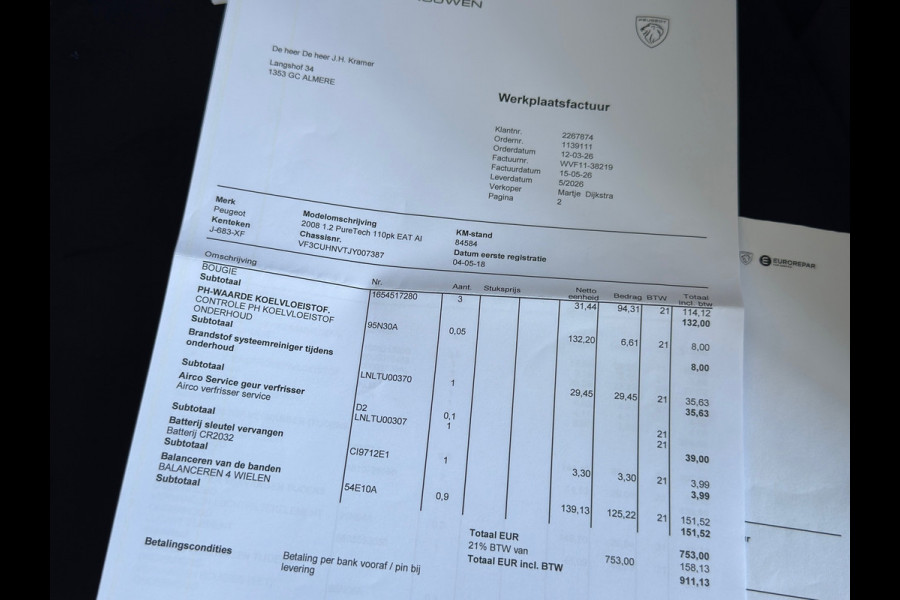 Peugeot 2008 1.2 PureTech Allure / AUTOMAAT /STOELVERWARMING