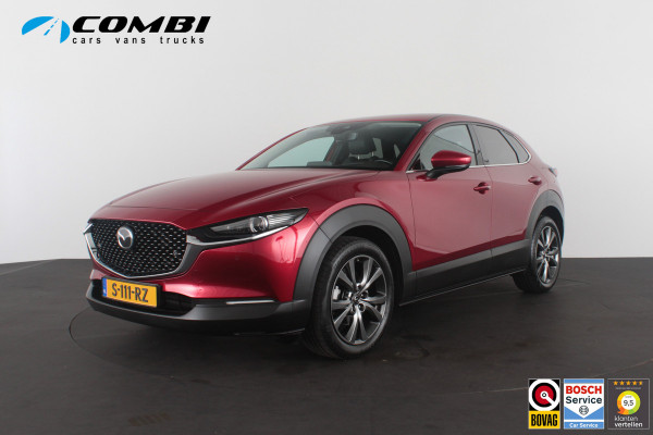 Mazda CX-30 2.0 e-SkyActiv-X M Hybrid Luxury > 186pk/Trekhaak/Crystal Red Soul/Bose/Leer/Memory...
