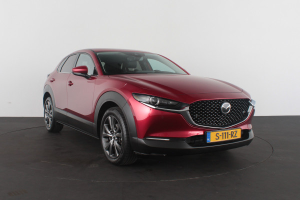 Mazda CX-30 2.0 e-SkyActiv-X M Hybrid Luxury > 186pk/Trekhaak/Crystal Red Soul/Bose/Leer/Memory...