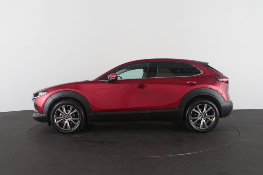 Mazda CX-30 2.0 e-SkyActiv-X M Hybrid Luxury > 186pk/Trekhaak/Crystal Red Soul/Bose/Leer/Memory...