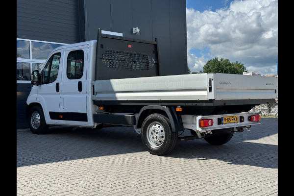 Citroën Jumper 35 2.2 BlueHDi 165pk L3 DC | Airco | Cruise | Bluetooth | DAB radio | 7-persoons | Open laadbak