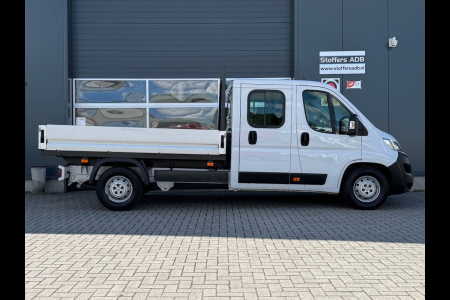 Citroën Jumper 35 2.2 BlueHDi 165pk L3 DC | Airco | Cruise | Bluetooth | DAB radio | 7-persoons | Open laadbak