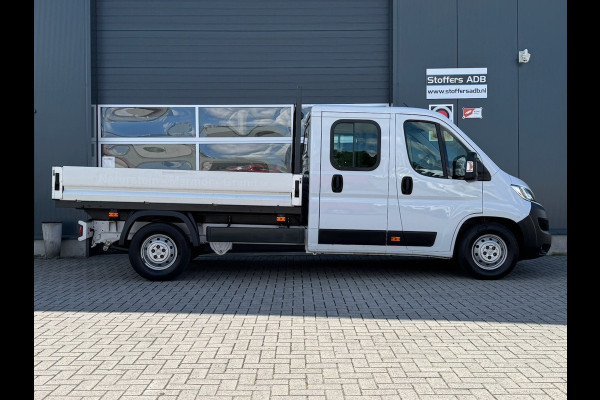 Citroën Jumper 35 2.2 BlueHDi 165pk L3 DC | Airco | Cruise | Bluetooth | DAB radio | 7-persoons | Open laadbak