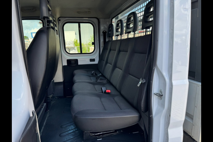 Citroën Jumper 35 2.2 BlueHDi 165pk L3 DC | Airco | Cruise | Bluetooth | DAB radio | 7-persoons | Open laadbak
