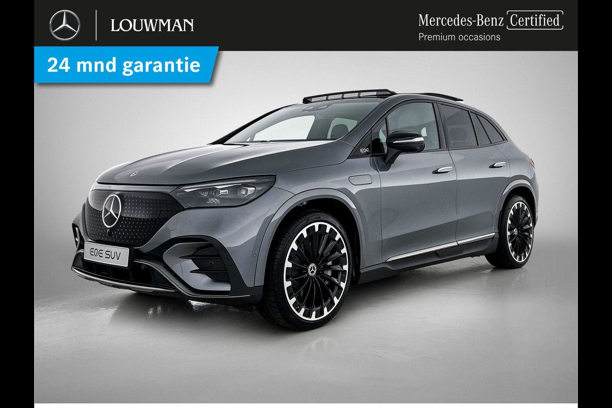 Mercedes-Benz EQE SUV 350 4Matic Sport Edition 91 kWh | Premium Pakket | Nightpakket | Trekhaak | AIRMATIC Luchtvering | Augmented Reality Navigation | DIGITAL LIGHT | 22 inch AMG velgen | 360°-camera | Rijassistentiepakket Plus | Burmester® |