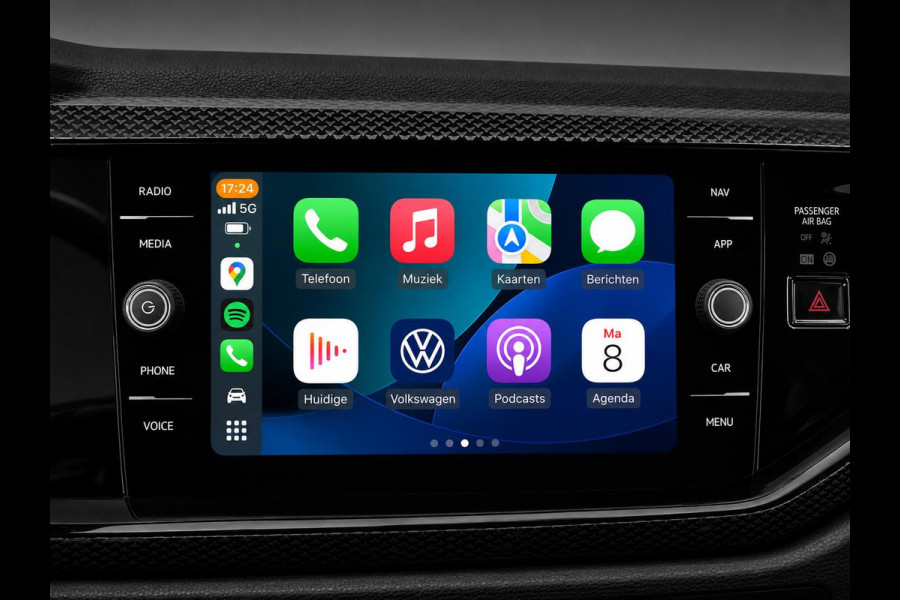 Volkswagen Polo 1.0 TSI Life Navigatie Carplay Full LED Airco Lichtmetalen Velgen Digitale Cockpit Adatpive Cruise Control DAB+