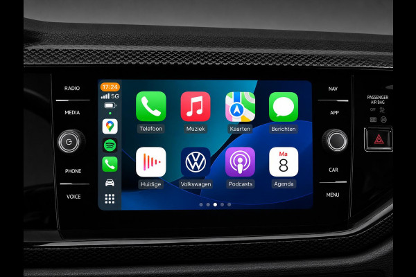 Volkswagen Polo 1.0 TSI Life Navigatie Carplay Full LED Airco Lichtmetalen Velgen Digitale Cockpit Adatpive Cruise Control DAB+