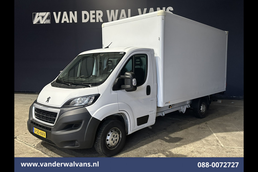 Peugeot Boxer 2.2 BlueHDi 141pk Bakwagen 436cm Lang Laadklep Euro6 Airco | 1055kg laadvermogen | Camera Cruisecontrol, Bijrijdersbank.